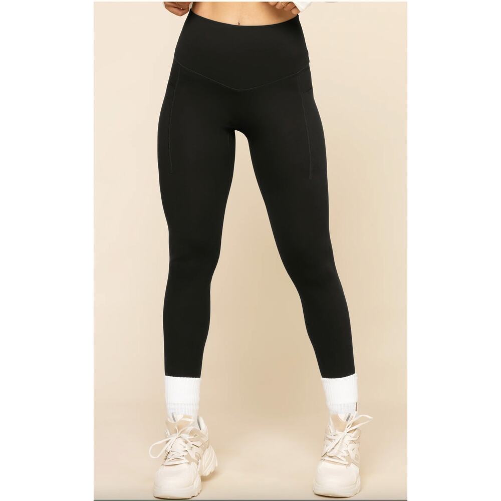 Popflex Supersculpt Leggings in Black with Pockets Size XS NWT CURRENT